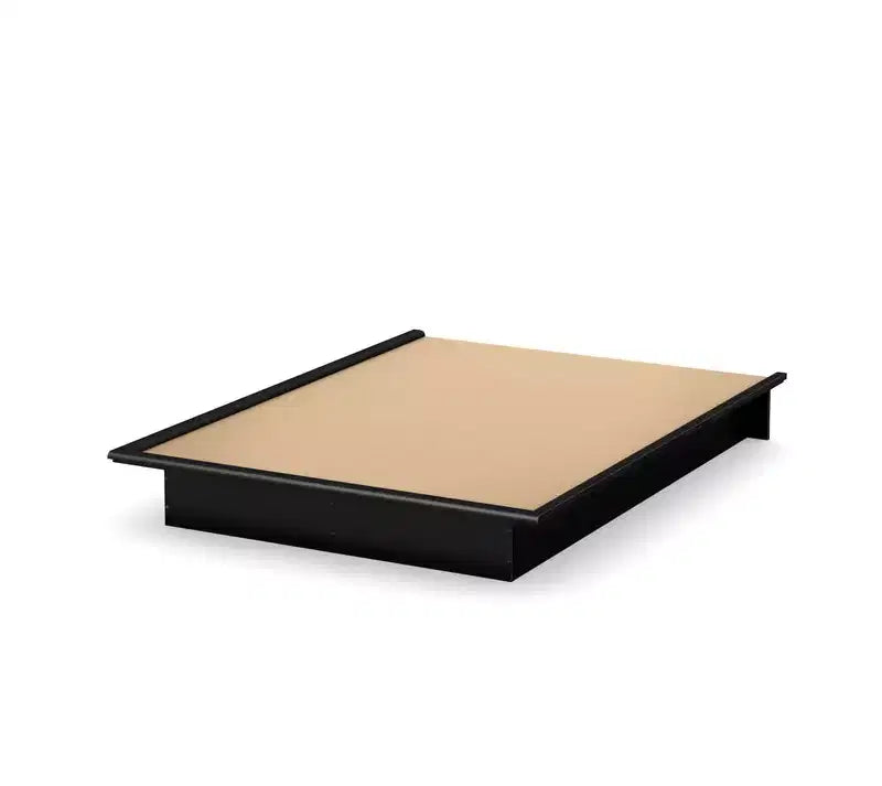 Struttura letto a piattaforma nera/marrone/cioccolato – Senza testiera, Queen, Posti 2