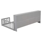 Struttura letto singola in metallo nero, stile piattaforma, montaggio a 1 persona