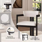 Set Tavolo da Pranzo Bianco – Sedie Imbottite, 4 o 6 Posti
