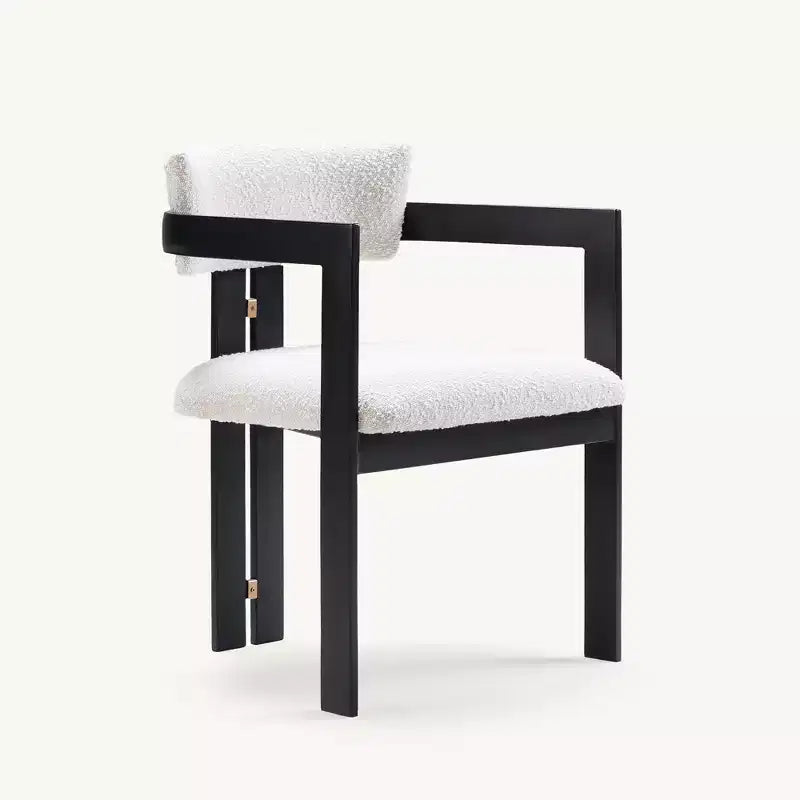Set Tavolo da Pranzo Bianco – Sedie Imbottite, 4 o 6 Posti