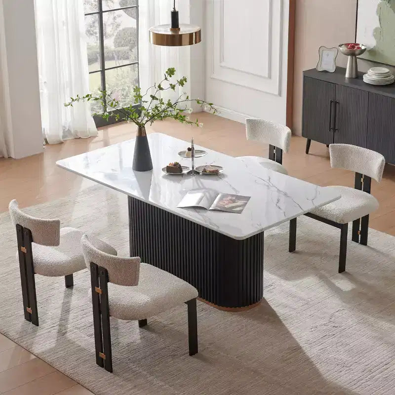 Beige Faux Marble Coffee Table - 33 Sintered Stone Top & Solid Wood Base, Modern Style Round Coffee Circle Table for Living Room- Morden Fort
