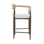 Nero/Beige e Noce/Beige | Set da pranzo 5 pezzi altezza bancone | 4 posti a sedere