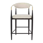 Nero/Beige e Noce/Beige | Set da pranzo 5 pezzi altezza bancone | 4 posti a sedere