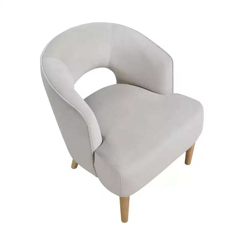 Poltrona a botte in velluto – Blu / Grigio scuro / Grigio | Posto singolo