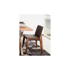 Sedie da pranzo Gray Walnut, set da 2