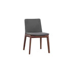 Sedie da pranzo Gray Walnut, set da 2