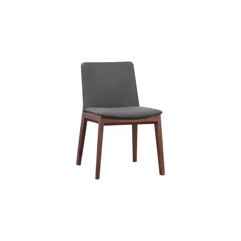 Sedie da pranzo Gray Walnut, set da 2