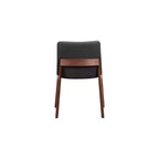 Sedie da pranzo Gray Walnut, set da 2