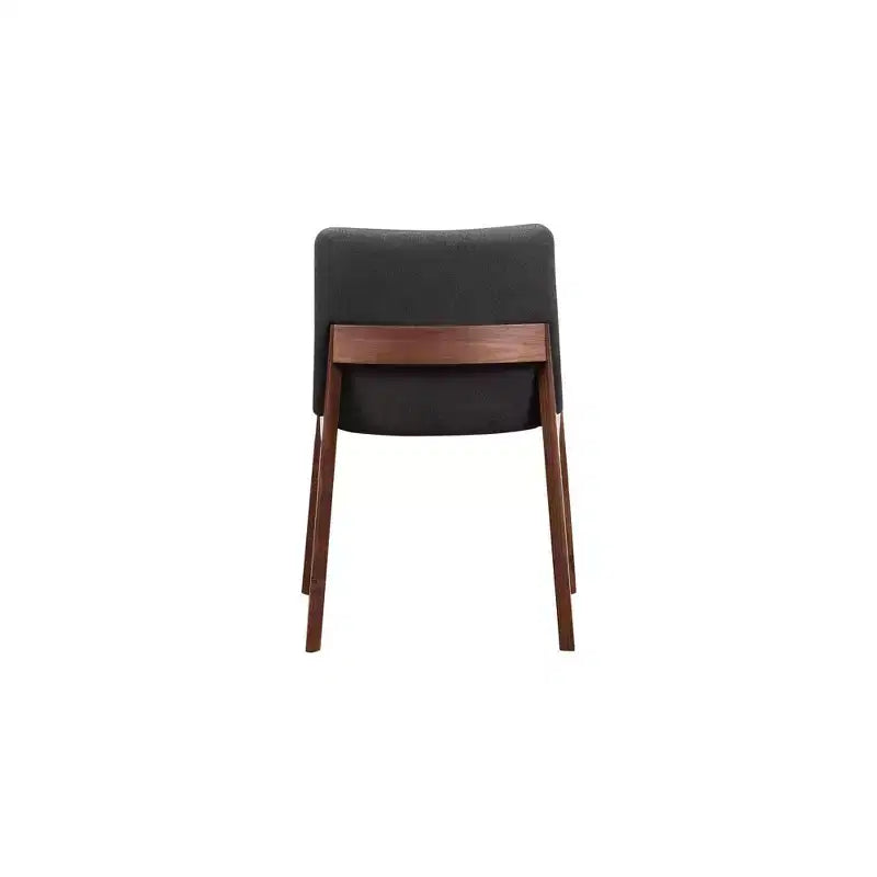 Sedie da pranzo Gray Walnut, set da 2