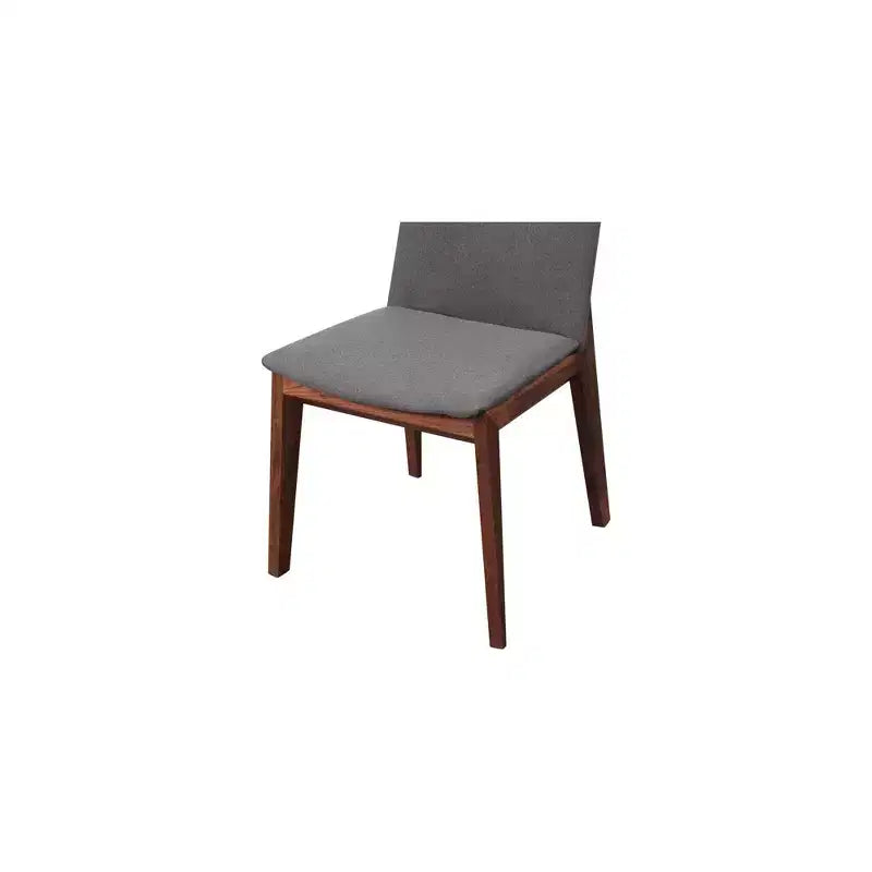 Sedie da pranzo Gray Walnut, set da 2