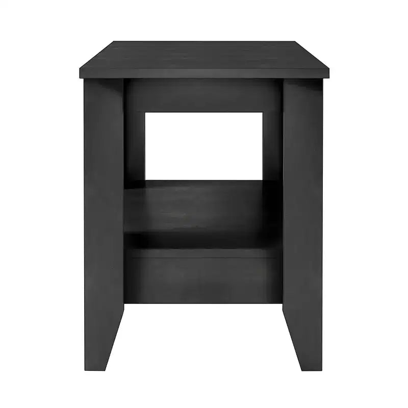 Comodino classico quadrato – Nero / Ciliegio / Grigio / Bianco, Montaggio da 1 persona