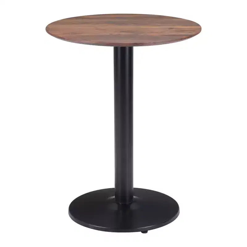 Tavolo da bistrò rotondo bianco/oro, bianco/nero, marrone/nero – 2 posti