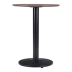 Tavolo da bistrò rotondo bianco/oro, bianco/nero, marrone/nero – 2 posti