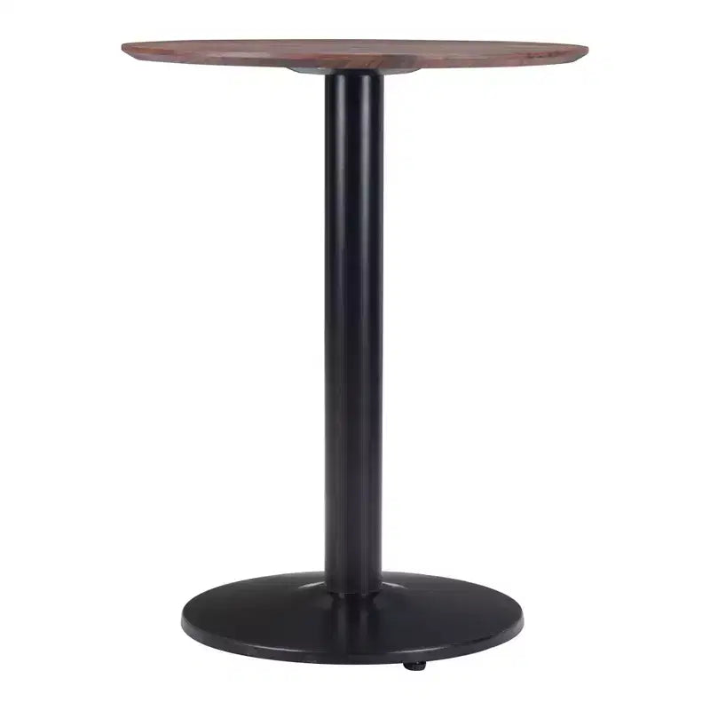 Tavolo da bistrò rotondo bianco/oro, bianco/nero, marrone/nero – 2 posti