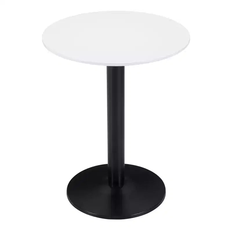 Tavolo da bistrò rotondo bianco/oro, bianco/nero, marrone/nero – 2 posti
