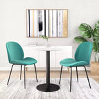 Tavolo da bistrò rotondo bianco/oro, bianco/nero, marrone/nero – 2 posti