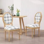 Set of 2 Phinnaeus French Country Fabric Dining Chairs - Christopher Knight Home