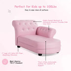 Poltroncina per bambini rosa – Seduta singola