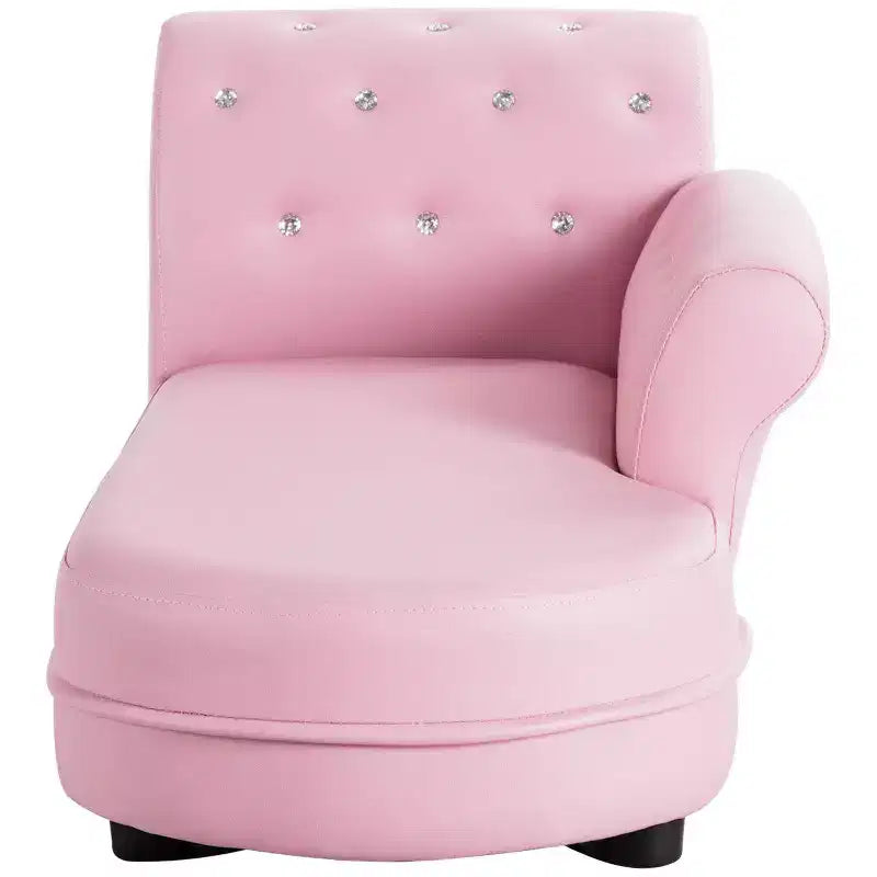 Poltroncina per bambini rosa – Seduta singola