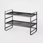 2 Tier Shoe Rack Metal Mesh - Brightroom